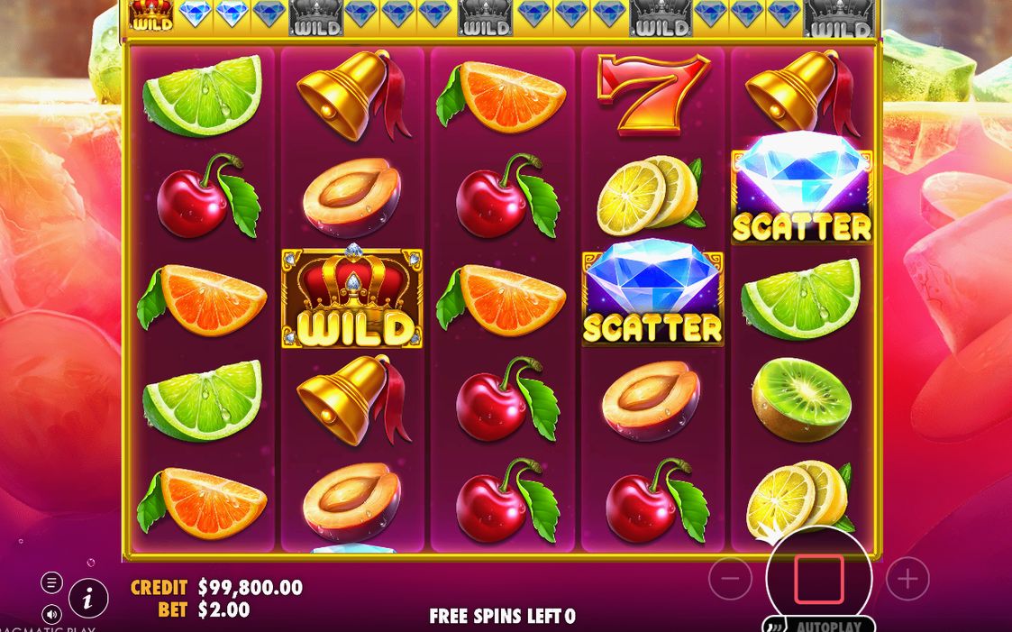 Free Spins with a WILD block growing across the grid