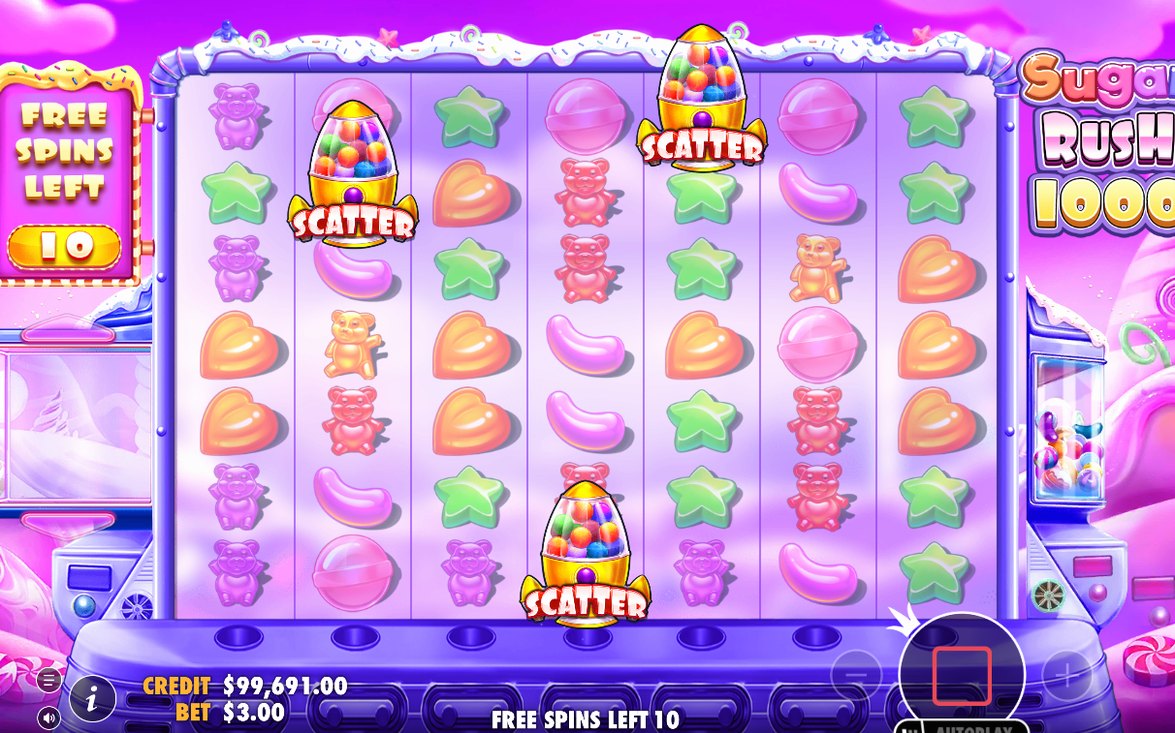 Free Spins round with multiplier spots carried across spins